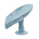 Caja de jabón en forma de hoja caja de soporte de jabón de drenaje soporte de jabón de ducha de baño bandeja de placa de almacenamiento suministros de baño Gadge de baño