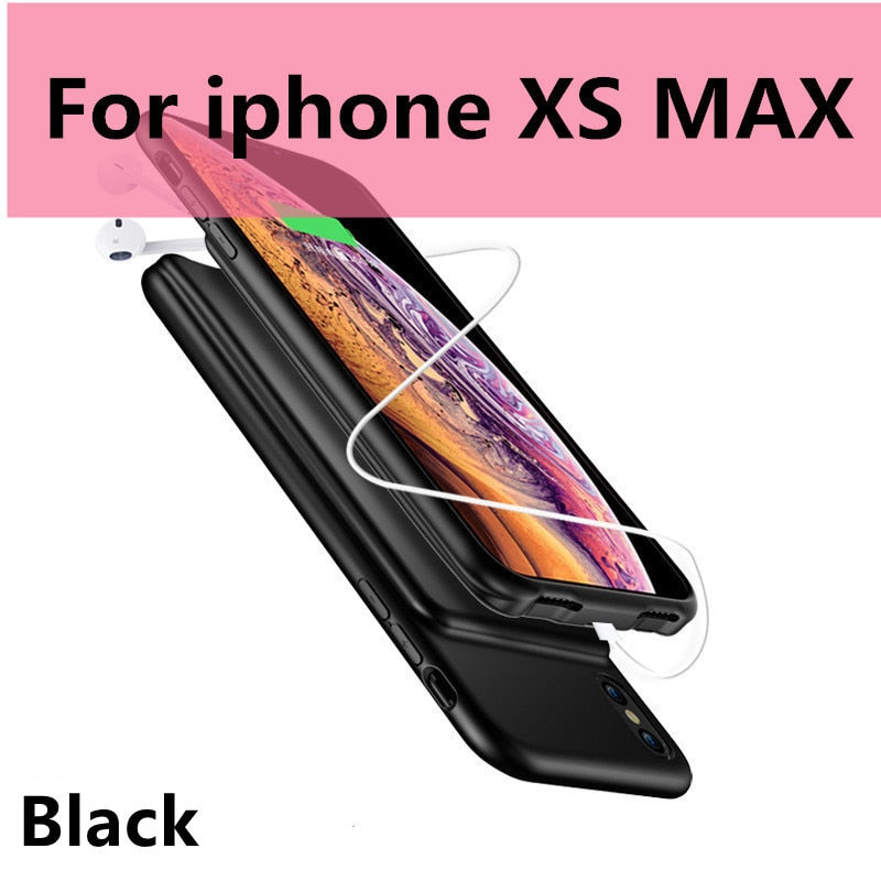 Funda de batería Xilecaly para iPhone 13 Pro 12 11 Pro Max Smart Power Bank cargador de carga para iPhone XS Max XR 7 8 Plus SE 2