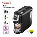 HiBREW Kaffeemaschine 19Bar 4in1 Mehrere Kapseln Expresso Cafetera Dolce Milk&amp;Nexpresso Kapsel ESEpod Gemahlene Kaffeekapsel H2