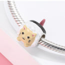 Abalorios de deseos cálidos de cultura de estilo japonés 2021, cuentas de Metal para mujer, abalorio de Plata de Ley 925, joyería para pulsera, brazalete, regalo