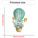 Cartoon Kinderzimmer Wanddekor Wandaufkleber Heißluftballon Vinyl Wandtattoos für Heimtextilien Kunstwandbilder Aufkleber Tapete