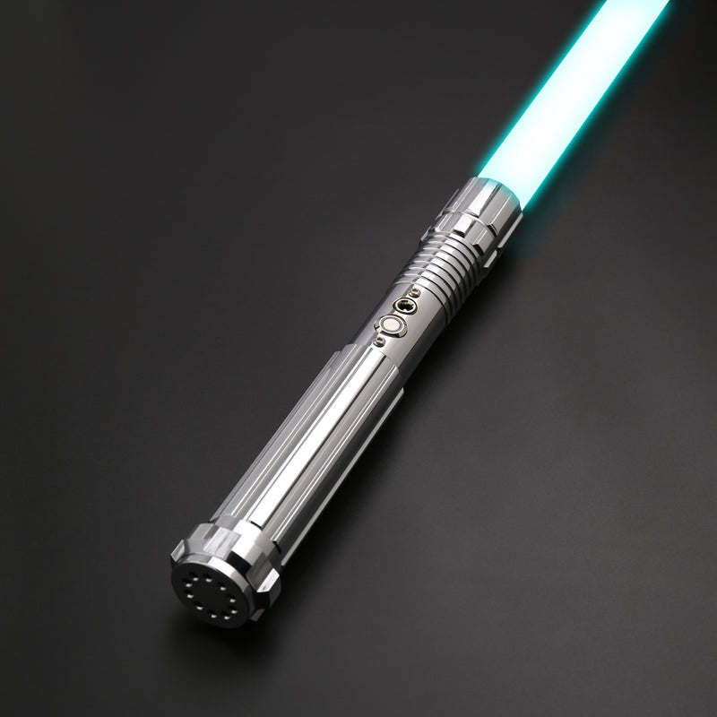 TXQsaber TS015 Balck RGB Lightsaber 82cm Dueling Blade Force FX Light Saber with Sound and LED Light Metal Handle FOC X-mas Toys