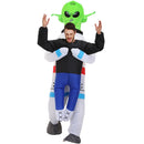 Erwachsene Kinder Astronaut Alien Aufblasbare Kostüme Lustige Maskottchen Cartoon Anime Kostüm Anzug Purim Halloween Party Cosplay Kostüm