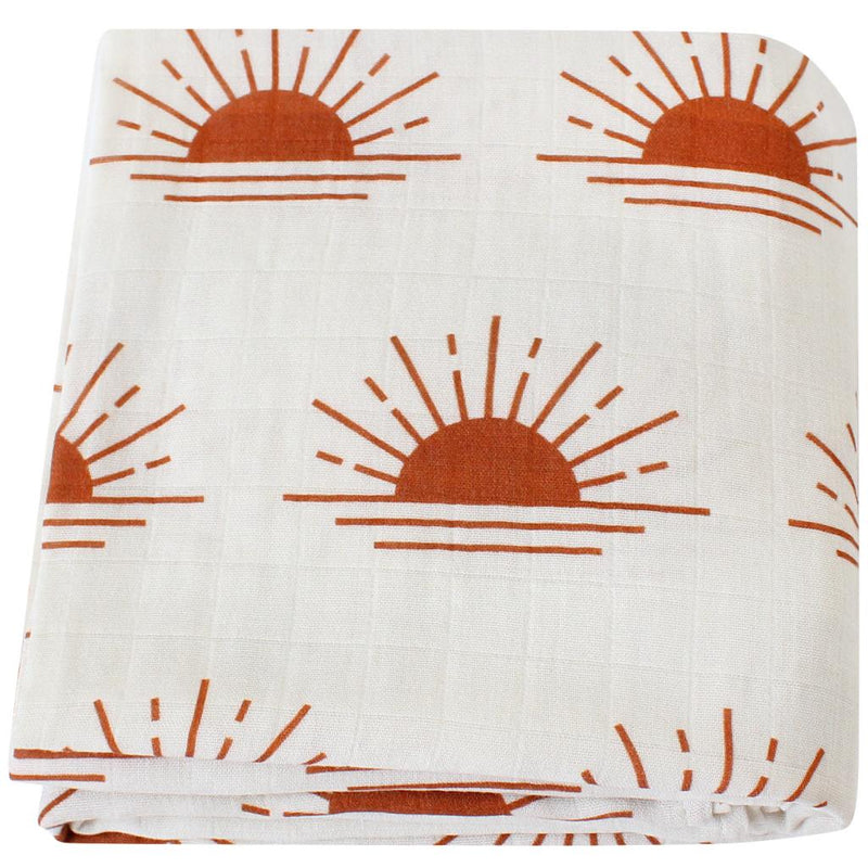 Muselina de bambú orgánico Swaddle 120 X 120 Manta de gasa de algodón Swaddle Mantas de bebé Recién nacido