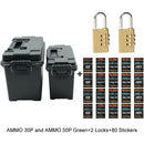 Plastic Ammo Box Military Style Storage Ammo Can Lightweight High Strength Ammo Accessory Crate Storage Case Tactical Bullet box