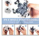 Kit de aseo múltiple, Afeitadora eléctrica con pantalla Digital, recortadora de pelo, maquinilla de afeitar eléctrica para Barba, máquina de afeitar Facial y corporal para hombres en seco y húmedo