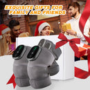 Masajeador de rodilla con calefacción eléctrica infrarrojo lejano fisioterapia articular codo rodillera vibración masaje alivio del dolor cuidado de la salud