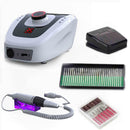 32W 35000RPM Nagelbohrmaschine Set mit Schleifband Professionelle Fräsmaniküremaschine Set Kit mit Nagelbohrer Set Kit