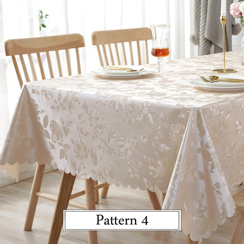 Europe Waterproof Tablecloths Printing Table Cloth PVC Background Cloth Plastic Table Cloth Home Decor Manteles Toalha De Mesa