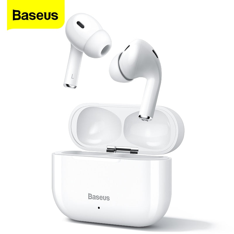 Auriculares inalámbricos Baseus W3 TWS True, auriculares Bluetooth con micrófono, auriculares manos libres para iPhone, Xiaomi, Huawei, auriculares para jugadores