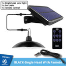 IP65 Wasserdichte Doppelkopf-Solarpendelleuchte Outdoor Indoor Solarlampe mit Kabel Geeignet für Hof, Garten, Innen usw.