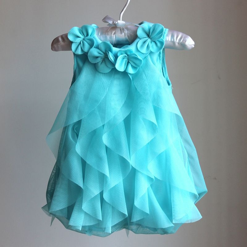 Baby Girls Dress 2022 Summer Chiffon Party Dress Infant 1 Year Birthday Dresses Girl Clothes &amp; Headband Vestidos