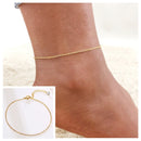 Snake Chain Anklet for Women Girls Adjustable Summer Beach Chain Anklet Bracelet Mother&