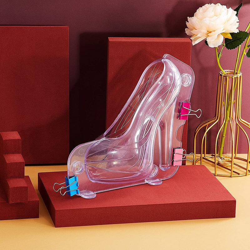 Big Size 3D  High Heels Shoe Chocolate Mold Confectionery Tools Baking Chocolate Candy Mold Cake Polycarbonate Chocolate Mould