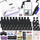 40 Farben Nagellack Super Maniküre Set 120/80/54W LED Nagellampe Nagelset mit allen Werkzeugen für die Maniküre elektrische Nagelfeile