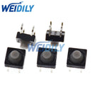 20 STÜCKE 8x8x5MM 4 Pins Leitfähiges Silikon Soundless Tactile Tact Push Button Mikroschalter Self-Reset