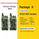 RETEVIS 2 Stück Mini Walkie Talkie PMR 446 Tragbares Zwei-Wege-Funkgerät ht PTT Walkie-Talkies RT622 Tragbares Funkgerät für Hunting Cafe RT22
