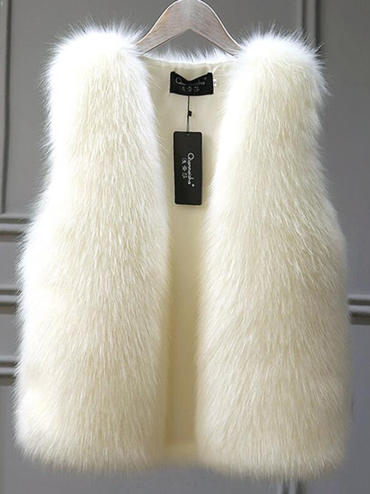 2021 neue Winter Weibliche Fuchspelz Weste Mantel Winter Warm Weiß Schwarz Grau Pelz Weste Jacke Große Größe 2XL Ärmelloser Mantel