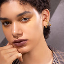 ENFASHION Punk Spike X Shape Ear Cuff Clip en pendientes para mujer Color dorado geométrico pendientes sin Piercing joyería E191146