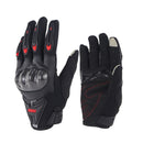 Guantes de motocicleta SOMAN, guantes de cuero de fibra de carbono para montar en Moto, guantes de protección para motocicleta para hombre, guantes de Motocross, Moto Luvas MG19