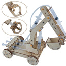 STEM Spielzeug für Kinder Pädagogisches Wissenschaft Experiment Technologie Spielzeug Set DIY Hydraulikbagger Modell Puzzle Gemaltes Kinderspielzeug
