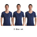 2021 Herren Shapewear Cooling T-Shirt Compression Body Shaper