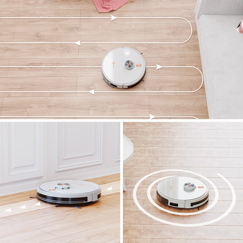 NEATSVOR X600pro 6000pa Laser Navigation Robot Vacuum Cleaner,APP Virtual Wall,Breakpoint Clean,Draw Cleaning Area,Mopping Wash