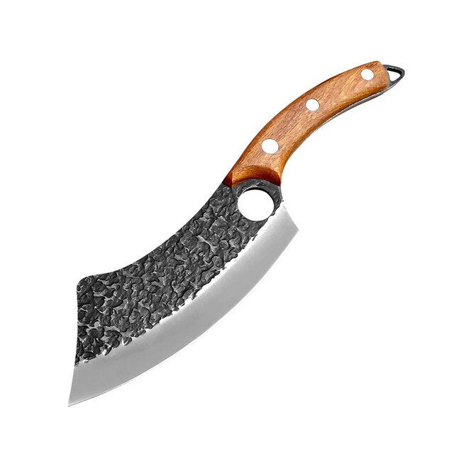 Cuchillo de carnicero de caza de 5,5 ", cuchillo de deshuesado forjado hecho a mano, cuchillo de Chef serbio, cuchillo de cocina de acero inoxidable, cuchillo de carnicero para pescado