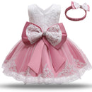 Taufkleider Taufkleid Baby Mädchen Hochzeitskleid Kleinkind Prinzessin Mädchen 1 Jahr Geburtstagsfeier Kleid Neugeborene Babykleidung