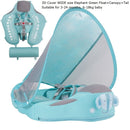 Mambobaby Baby Float Schwimmring mit Dach Infant Waist Floater Nicht aufblasbare Boje Strand Pool Zubehör Spielzeug Schwimmtrainer