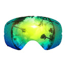 COPOZZ 201 Objektiv Skibrille Objektiv für Anti-Fog UV400 große sphärische Skibrille Schneebrille Brillengläser Ersatz (nur Objektiv)