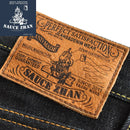 SauceZhan 310XX-HS Herren Jeans Selvedge Sanforized Denim Jeans Jeans Raw Denim Indigo Slim Fit 14,5 oz