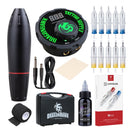 Kit de tatuaje profesional, juego de máquina rotativa de tatuaje, Cartucho de maquillaje permanente, aguja, tatuaje, arte corporal