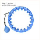 2022 Neue Sport Hoops Yoga Fitness Home Fitness Hoop Einstellbar Nicht Drop Taille Trainingsring Bauchtrainer Bauch Gewichtsverlust