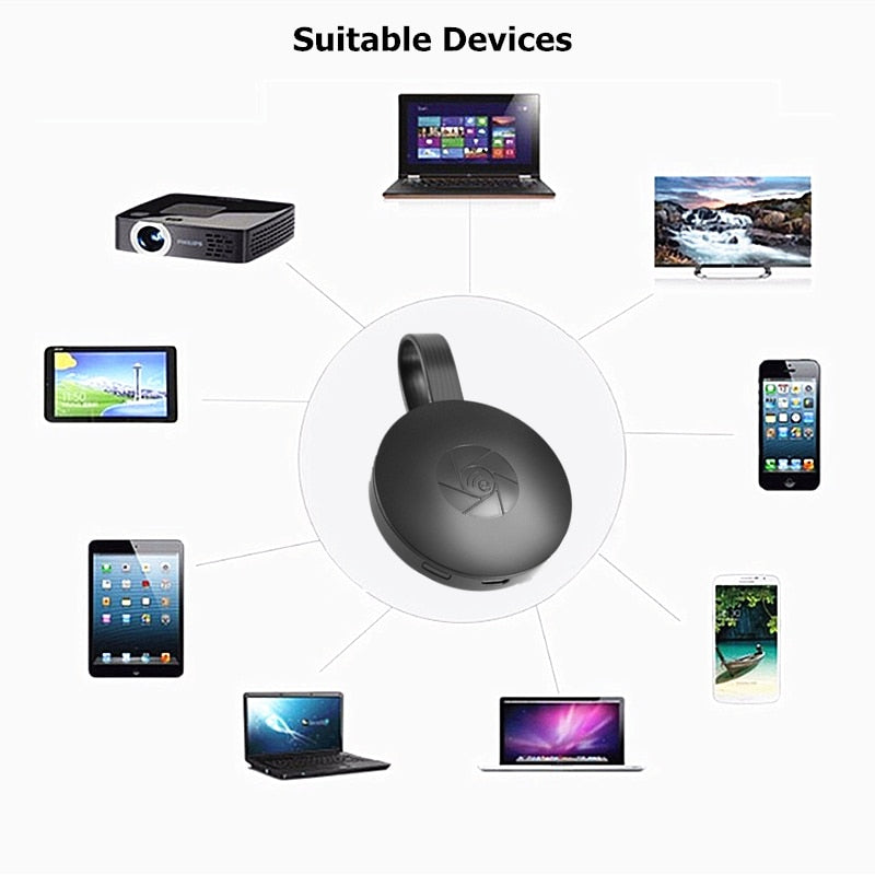 1080P Wireless WiFi Display Dongle TV Stick Video Adapter Airplay DLNA Screen Mirroring Share für iPhone iOS Android Phone to TV
