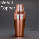 650 ml Edelstahl French Cocktail Shaker Klassischer und eleganter Bar Cocktail Shaker Barkeeper Bar Tool