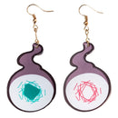 Inodoro Bound Hanako Kun Yugi Amane Pendientes Cosplay Acrílico Lindo Wildfire Pendiente Ear Stud Accesorios de vestuario