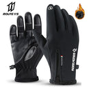 Motorradhandschuhe Moto-Handschuhe Winter-Thermo-Fleece gefütterte Winter-wasserabweisende Touchscreen-rutschfeste Motorrad-Reithandschuhe