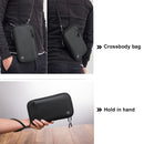 Acoki Reisebrieftasche, Familienpasshülle, Reisedokumenten-Organizer, strapazierfähige Reisepasshülle mit RFID-Blocker für Männer, Frauen.