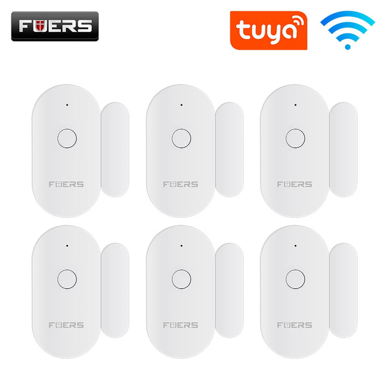 Fuers Tuya Smart Home WiFi Door Sensor Door Open Detectors Security Protection Alarm System Home Security Alert Security Alarm