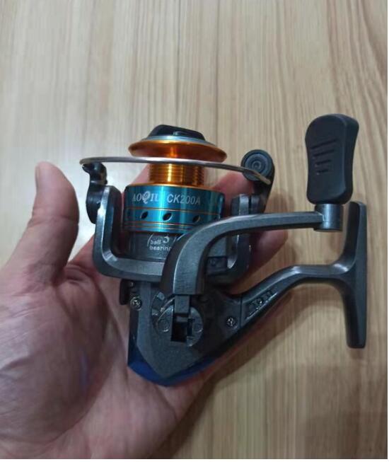 GT500 5.2:1 Mini Spinning Reel Outdoor Ice Fishing Sea Rock Raft Angling Rod Gear Metal Spool Tackle Carp Crucian Bass Reels