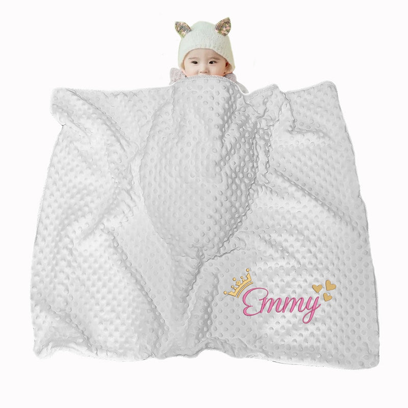Baby Blanket & Swaddling Newborn Thermal Soft Fleece Blanket Solid Bedding Set Cotton Quilt