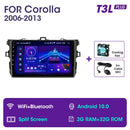 Vtopek 9" 4G Carplay 2din Android 11 Autoradio Multimedia Player GPS Navigation für Toyota Corolla E140/150 2006-2013 Haupteinheit