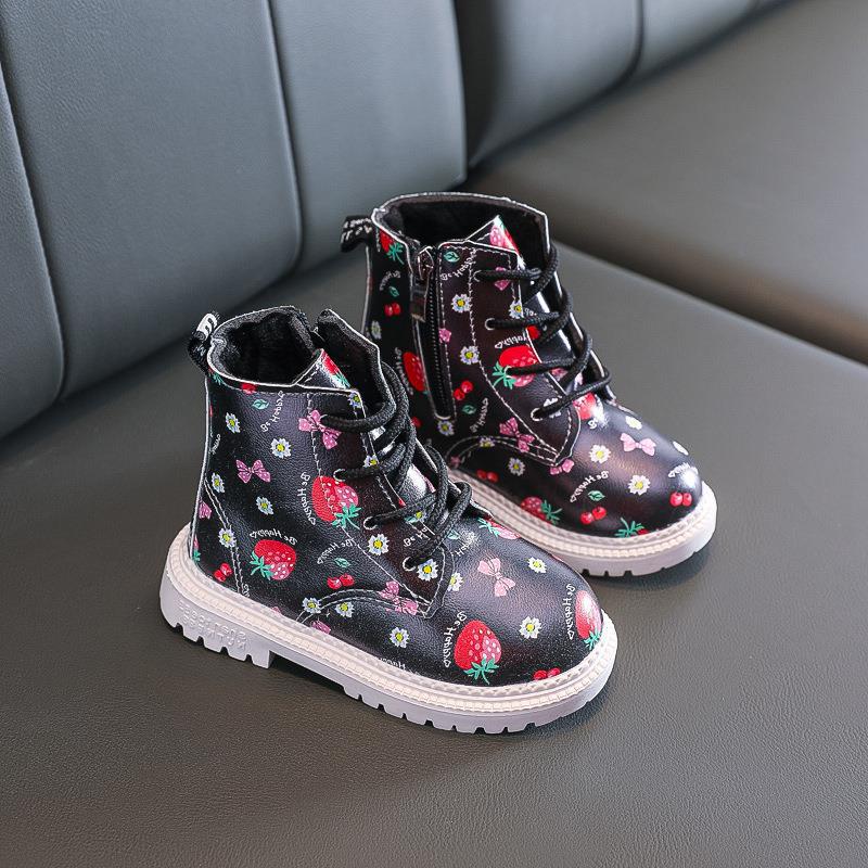 Winter Rubber Children Boots New 2019 Fashion Children Shoes For Girls Genuine Leather Boy Sneakers Sapato Infantil Kids Boots