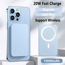 Magnetische drahtlose 10000mAh 15W schnell aufladbare tragbare Powerbank für iPhone 13 12 pro max 12mini externer Hilfsakku