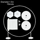 Kunststoff-Ballon-Bogen-Ring DIY Hintergrund-Halter-Kreis-Ballon-Säulen-Basis-Babyparty-Geburtstags-Hochzeitsfest-Dekor-Brautparty