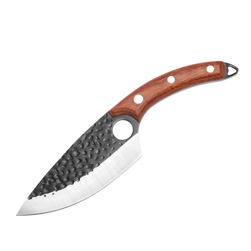 Cuchillo de carnicero de caza de 5,5 ", cuchillo de deshuesado forjado hecho a mano, cuchillo de Chef serbio, cuchillo de cocina de acero inoxidable, cuchillo de carnicero para pescado