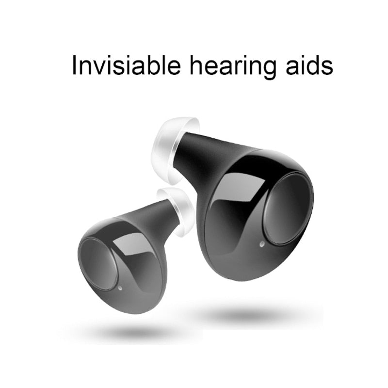 2021 Latest Skin Color 1 Pair USB Rechargeable ITE Hearing Aids Sound Amplifier Invisible Hearing Loss For Elderly Deaf Russia