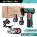 YIKODA 12 V Brushless Mini Winkelschleifer Akku Polierschleifmaschine Diamantschneiden Elektrische DIY Elektrowerkzeuge