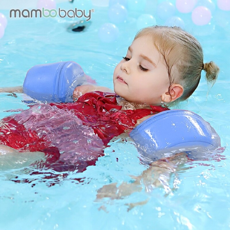 Mambobaby Baby Float Swimming Ring Aid Vest With Arm Wings  Swimming Floats Swim Trainer Non-Inflatable Buoy For Beach Pool